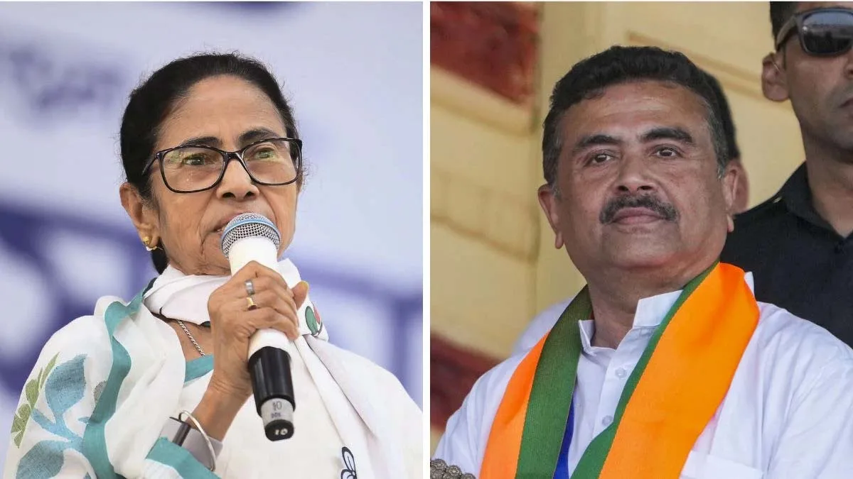 भवानीपुर महासंग्राम: ममता बनर्जी ने BJP पर बंगाल चुनावों में धांधली का आरोप  लगाया, शुभेंदु अधिकारी ने पलटवार किया | AryavartKranti