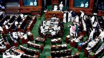 संसद में फिर हंगामा